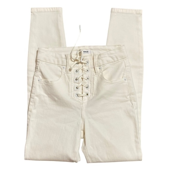 Good American White Ankle Crop Jeans - Picture 9 of 9